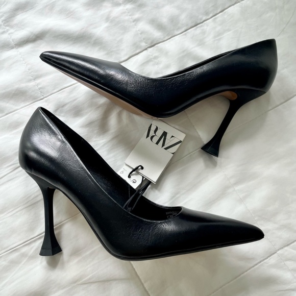 Zara black heels- new - Picture 3 of 6